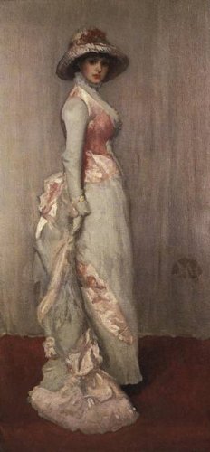 Peinture à l'huile Whistler Lady Meux reproduction d'art sur toile haut de gamme 30x40 cm
