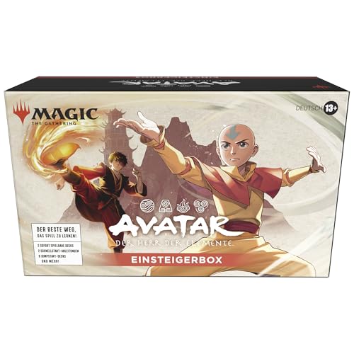 Magic: The Gathering | Avatar Der Herr der Elemente Einsteigerbox | Kartenspiel für 2 Personen ab 13 (Deutsche Version)