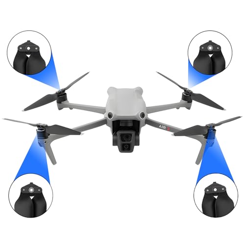 Craznick Propeller für DJI Air 3/AIR 3S Ersatz Propellerblätter Schnellverschluss Rotorblätter Geräuscharme Flügel für DJI Air 3/AIR 3S… – Ansicht 5