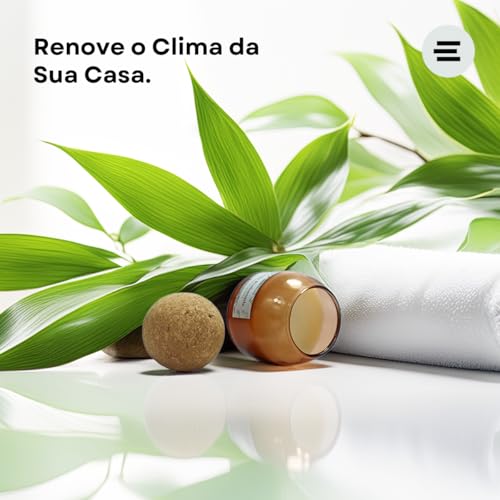 ETHMIX, Vela Aromática Perfumada, Relaxamento, Vidro Âmbar