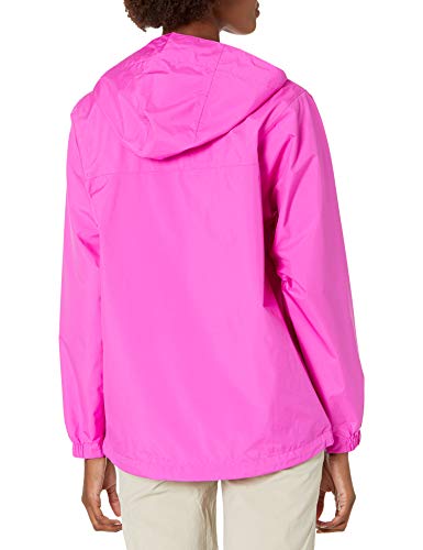 Frogg Toggs Women's Java Toadz 2.5 Ultra Light Waterproof Breathable Rain Jacket, Pink, Small #TOP1