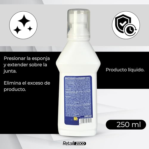 Miniatura 4 de Blanqueador De Juntas, Lechada En Liquido, Blanquea Las Juntas De Paredes Y Suelos De Toda La Casa, Retrasa La Aparición De Juntas Ennegrecidas, Uso Directo, 1 Unidad