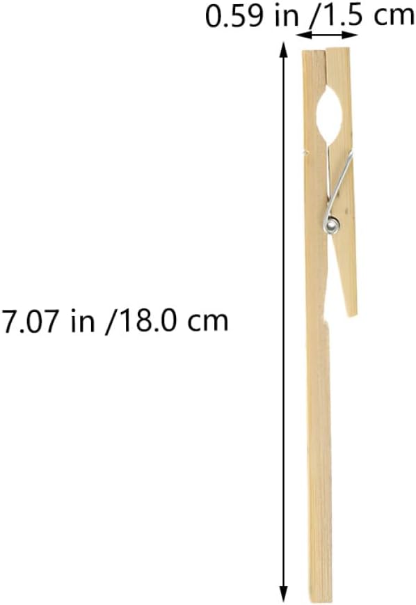 20pcs Test Tube Clamps Holder Laboratory Apparatus Chemical Experiment Accessory Wood Material Suitable for Science Labs and Educational Use