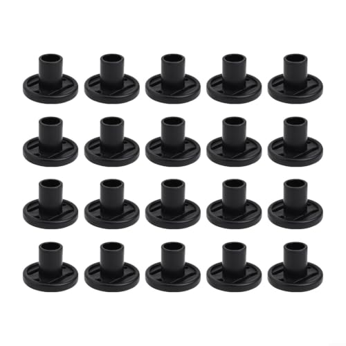 Anti-Rust ABS Tent Pole Tips 28mm Height Black