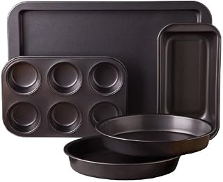 Gibson 76893.05 Bake sunbeam kitchen, 5-Piece, Carbon Steel