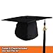OSBO GradSeason Matte Graduation Gown Cap Tassel Set 2026 for High School and Bachelor (Black, 51