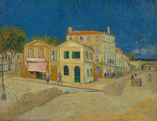 Tableau Jaune Van Gogh Poster Impression Art Mural Décoration Chambre Vintage 60x90cm