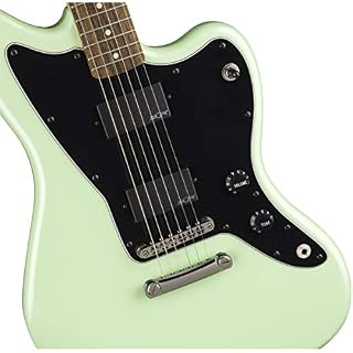 Squier Contemporary Active Jazzmaster HH ST – touche laurier – Surf Pearl - Les Beatles, Paul McCartney, John Lennon, RIngo Starr, George Harrison Squier Contemporary Active Jazzmaster HH ST - touche laurier - Surf Pearl – Image 3