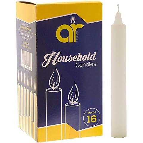 Ar 16 Velas Clásicas Blancas Kosher por 13 cm Cover