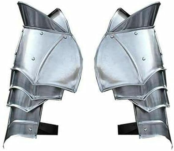 Caballeros de hombro de acero medieval LARP que resuelven la falta de realismo en tu armadura
