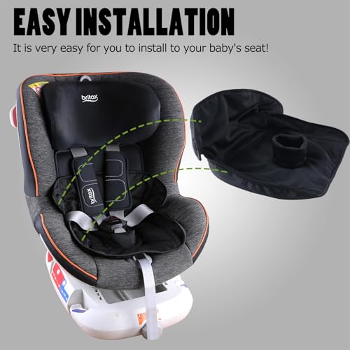 Image of Piddle Pads, Multi-use and Leak Free Lines for Baby Stroller, High Chair & Car Seat, Waterproof Toilet Training Seat Covers for Toddles (Black (1 Pack))