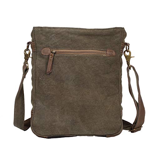 Myra Bag Designer X Upcycled Canvas Shoulder Bag S-12333