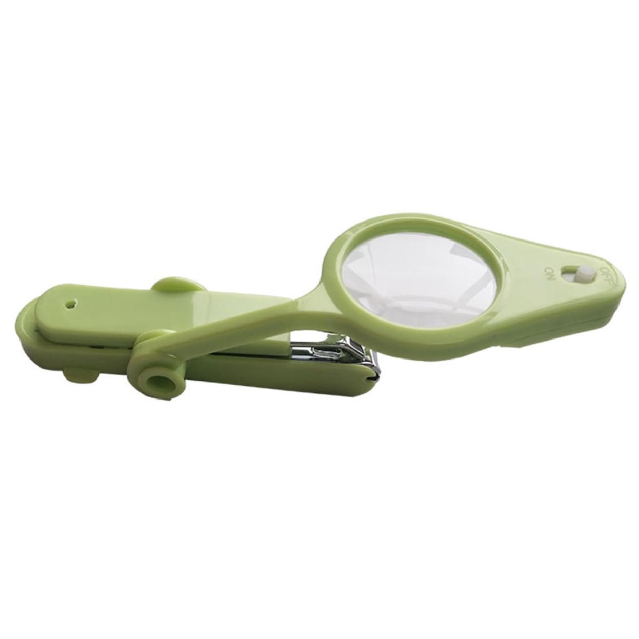 Toyvian 3pezzi Cutter Per Unghie Per Luce e Ingranditore Manicure Sicuro e Pratico Per Unghie Verde