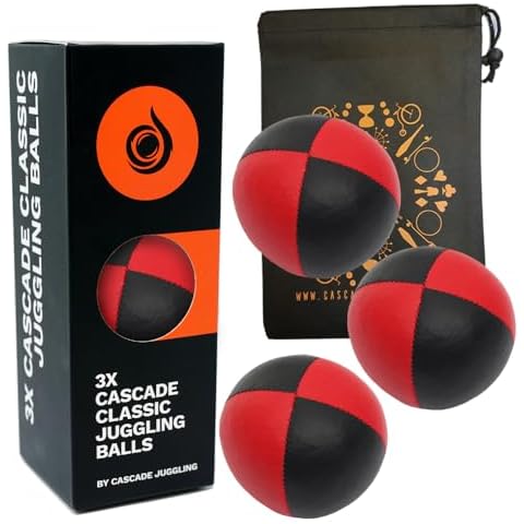 3 x Cascade Classic Thud Juggling Balls Set Cover