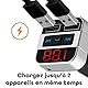 TnB Bluetooth FM Transmitter Auto, FM Transmitter Auto, Zigarettenanzünder-Ladegerät, Bluetooth-Adapter für Auto, Freisprecheinrichtung für Telefonanrufe - Schwarz
