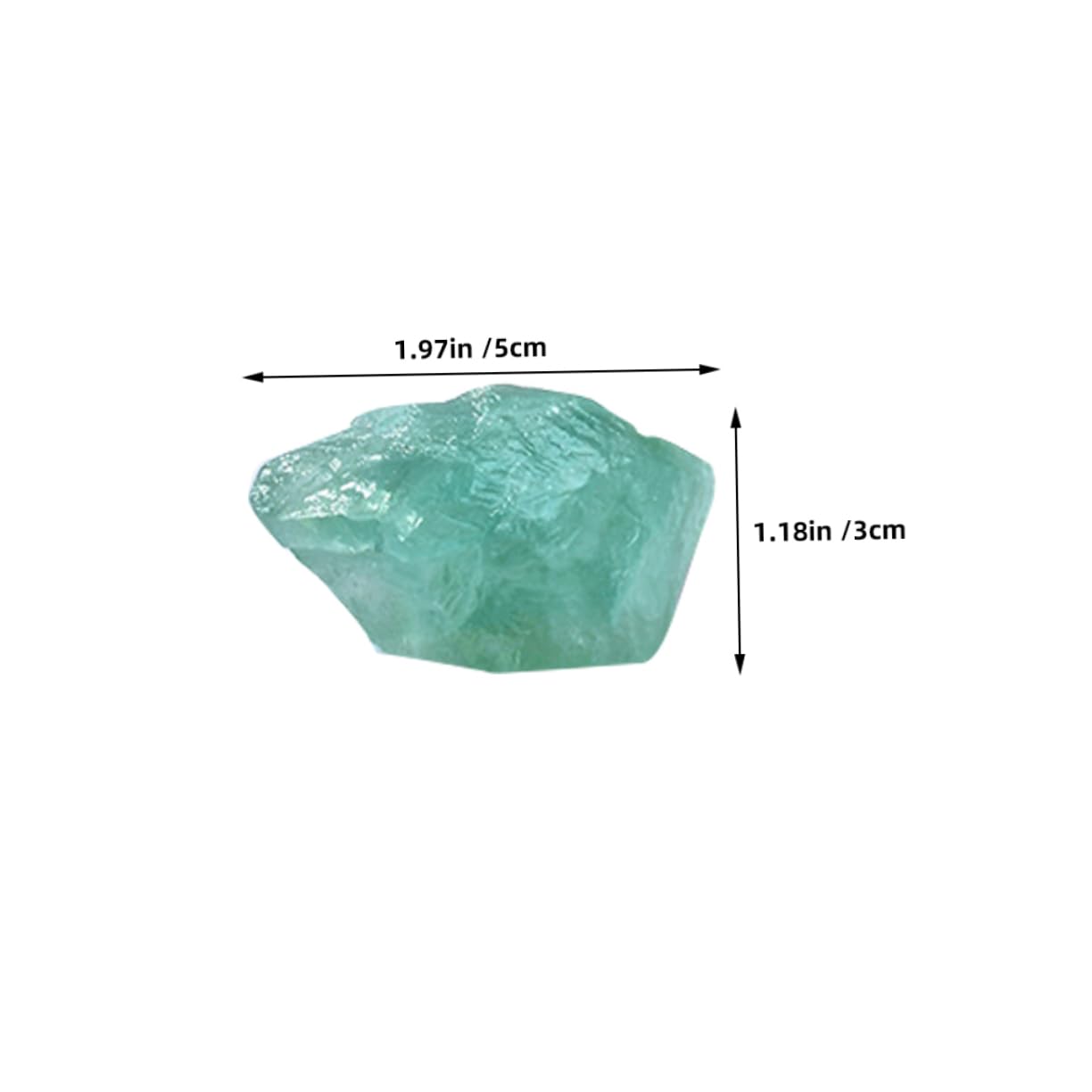 Piedras de Fluorita Verde Natural 3-5 Cm 500 G Difusores Aromaterapia para Decoración de Acuarios y Manualidades Artesanales, Relleno de Jarrones, Uso Terapéutico y Creativo