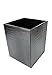 SIGNATURE HOME COLLECTION AP – 193 – A03 Cestino per la Carta, in finta pelle, Colore: Nero, 22 x 22 x 28 cm