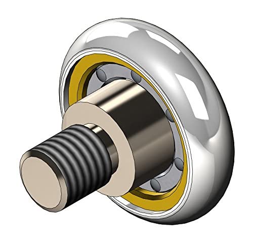 Kit Cuscinetti Box Doccia | 2 Pezzi | Rotelle A Sfera | Diametro 25mm | Filettatura M6 | Per Ante Scorrevoli - Foto 2