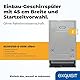 Exquisit Geschirrspüler EGSP2109-E-030E Silber | Geschirrspüler vollintegriert 45 cm | 9 Maßgedecke | LED | Spülmaschine vollintegriert 45 cm