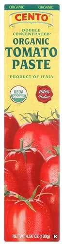 Cento Foods Organic Double Concentrated Tomato Paste, 4.56 OZ