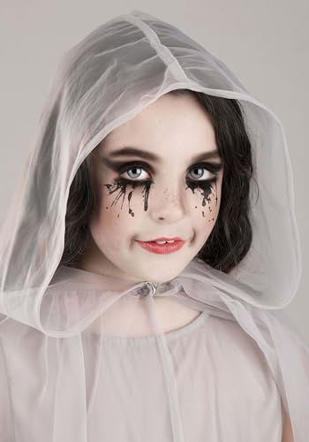 Disfraz de Fantasma Dama Blanca para Niñas Small miniatura 3