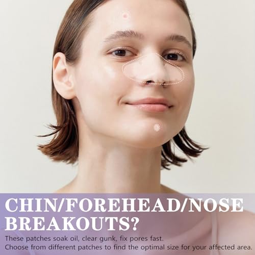 Aarovibe 144 Stück Pickel Patch Unsichtbare Hydrokolloid + 4 Stück Mitesserentferner Stripes, Unsichtbare Makelabdeckung für Tag und Nacht, Effektiver Akne-und Mitesserentferner für alle Hauttypen