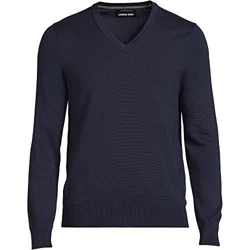 Classic Fit Fine Gauge Supima Cotton V-Neck Sweater3