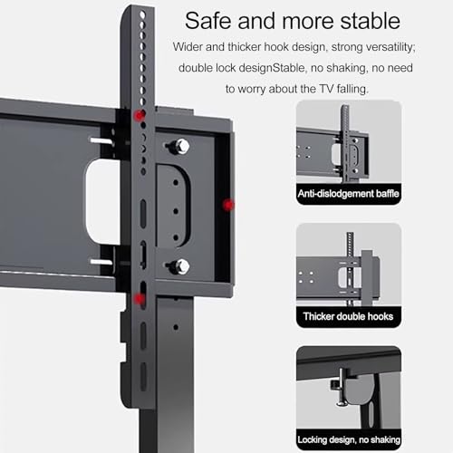 Soporte rodante para TV de 32-70 pulg con ruedas miniatura 5