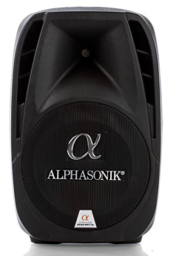 Pair Alphasonik All-In-One 15" Powered 2500W Pro Dj Amplified Loud Speakers With Bluetooth Usb Sd Card Aux Mp3 Fm Radio Pa System Led Lights Karaoke Mic Guitar Amp 2 Tripod Stands Cable And Microphone #TOP1