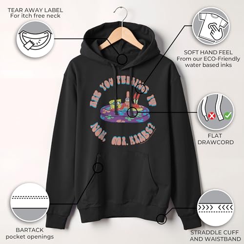Sweat Spongebob Squarepants Mens Pullover Hoodie En Coton Doux
