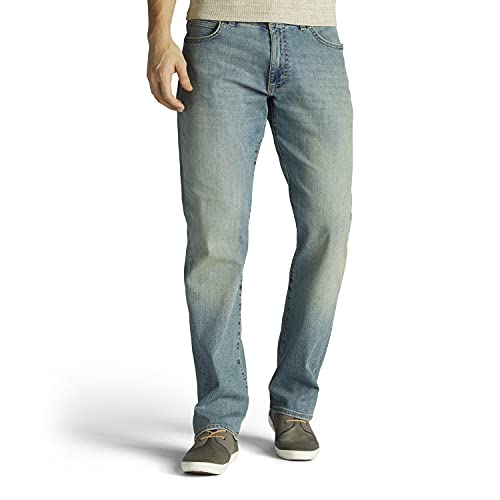 Image of Lee Men's Straight Fit Cotton Jeans