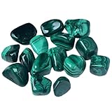 Malachitstein Malachitkristall verschiedene Formen 2, 5–4 cm. Exquisiter einzigartiger Sorgenstein...