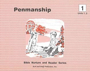 Paperback Grade 1 Penmanship Workbook, Units 1, 2 Book