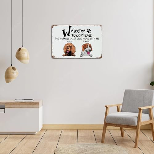 Plaque en métal suspendue cadeau idéal pour décoration de chambre d'homme