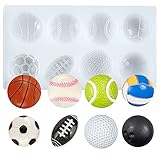 Funshowcase 4 Cavities Balls Cake Decorating Silicone Mold