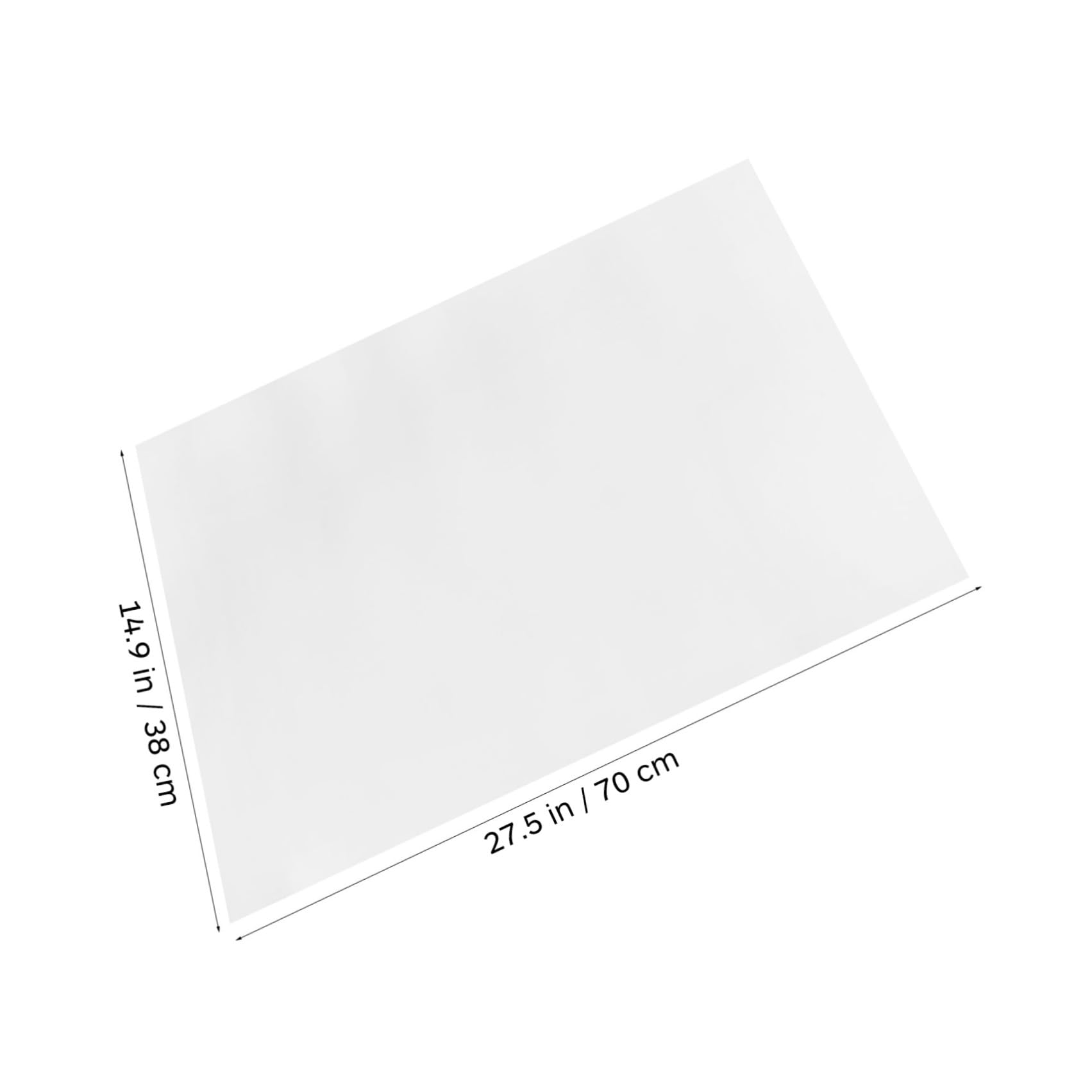 Geschenkpapier 38x70cm Weißes Papier 200 Blatt für Verpackungen