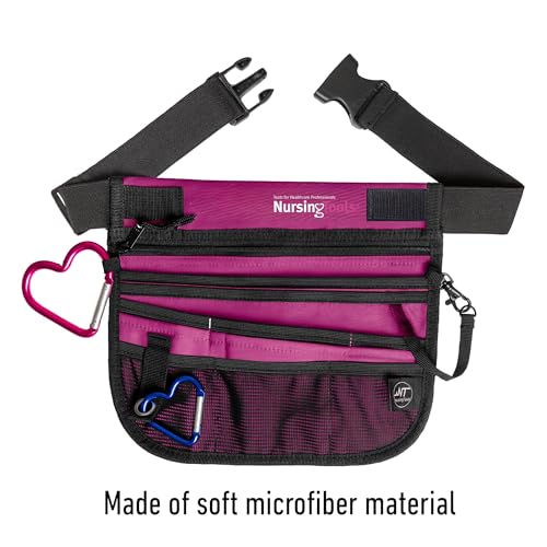 Image of Kangapak Nurse Fanny Pack Multi Compartment Waist Organizer Tool Bag for Students, Practitioners & Medical Professionals