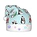 Pubnico LED Christmas Hat, Christmas penguins Hat Santa Hat for Adults ,Xmas Holiday Hat for Christmas New Year Festive Party