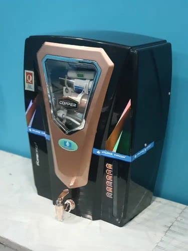 Image of Pure Drop RO Water Purifier PD-08 Model Golden Black Capacity 12L