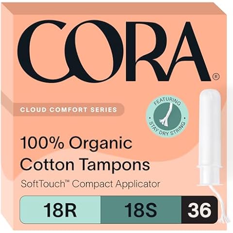 Cora Organic Applicator Tampons - 36 Tampons Cover