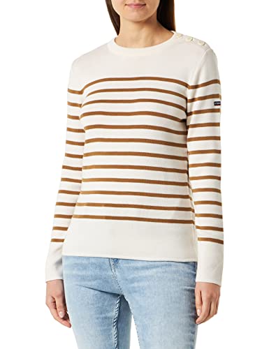 Armor Lux Pull Marin '' Briac'' Femme Over, Nature/Butternut, XL