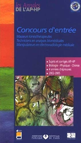 Concours d'entrée : Masseurs kinésithérapeutes, techniciens en analyses biomédicales, manipulateurs en électroradiologie médicale