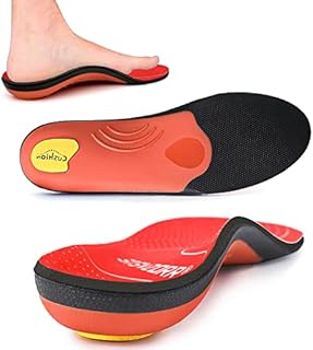 Arch Heavy Support Pain Relief Orthotics - 210+ lbs Flat Foot Heel Pads Plantar Fasciitis Work Boots Insole Inserts for Men and Women