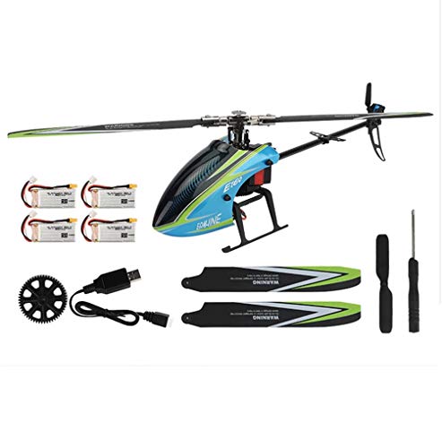 Preisvergleich Produktbild Eachine E160 V2 RC Doppelbürstenloses Hubschrauber Bürstenloses Flybarless 6Ch 3D6G-System Kompatibel mit Futaba S-FHSS BNF (4 Batterien)