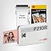KODAK Mini 2 Retro 2x3 Portable Photo Printer, 38 Sheets, Bluetooth Smartphone Printer for iPhone & Android, Instant Color Prints, 4PASS Dye Sublimation, White