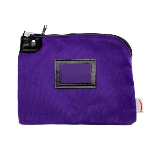 Cardinal bag supplies Locking Canvas Cash Bag with Keys – 9