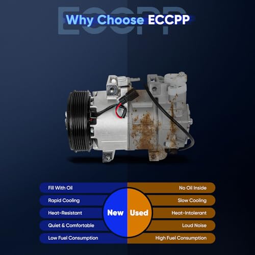 Image of ECCPP AC Compressor for Nissan Altima 2.5L 2013-2018 for INFINITI QX60 2.5L 2018-2019 | Fast Cooling AC Compressor with Clutch