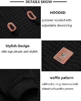Men’s Plaid Jacquard Hoodie | Casual Pullover With Drawstring | Soft Fleece For Gym & Everyday - View #7