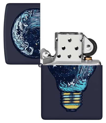 Encendedor Zippo Black Light Toxic Waves Navy Matte miniatura 4