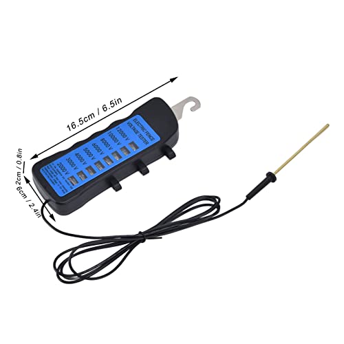 Image of 12KV Neon Fence Voltage Tester, 8 Neon Indicator Lights Electric Fence Tester Fault Finder Farming Equipment Portable Testing Tool, 2000-12000V